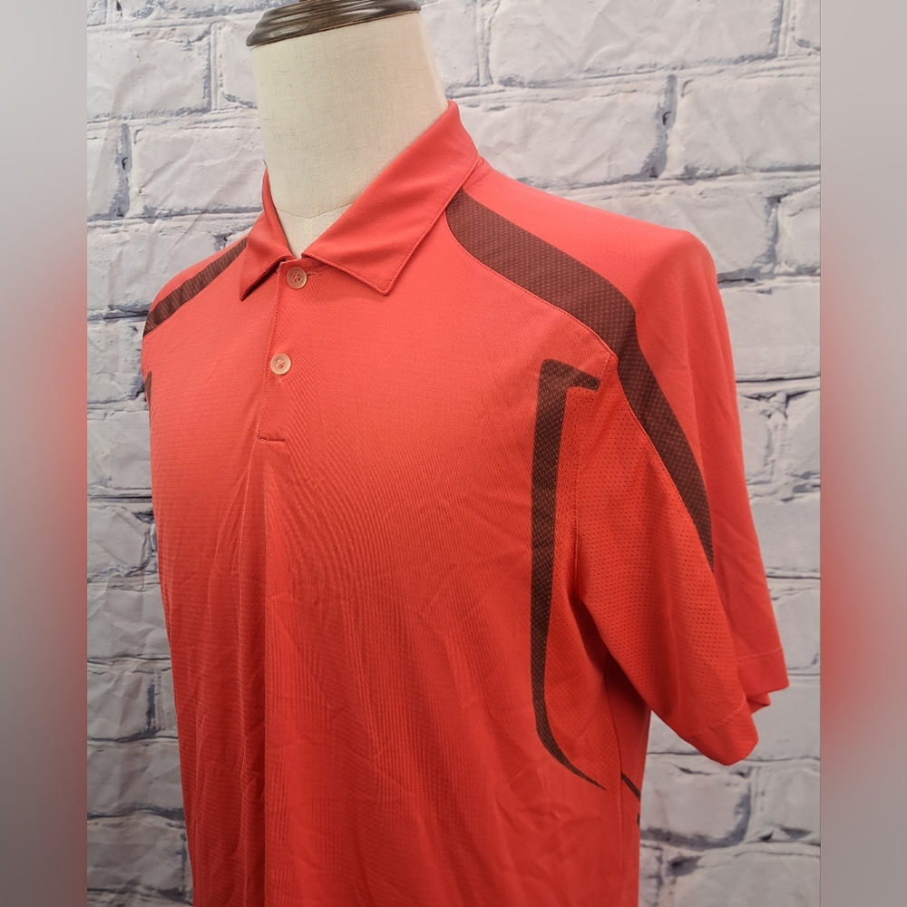 Nike Golf Dri-Fit Men's Golf Polo Shirt Red Ventilated Medium